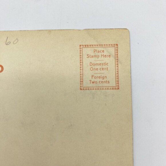 Vtg Lake George NY Postcard Black Mt From Paradise Bay Canoeing Undivided Back - Picture 9 of 9